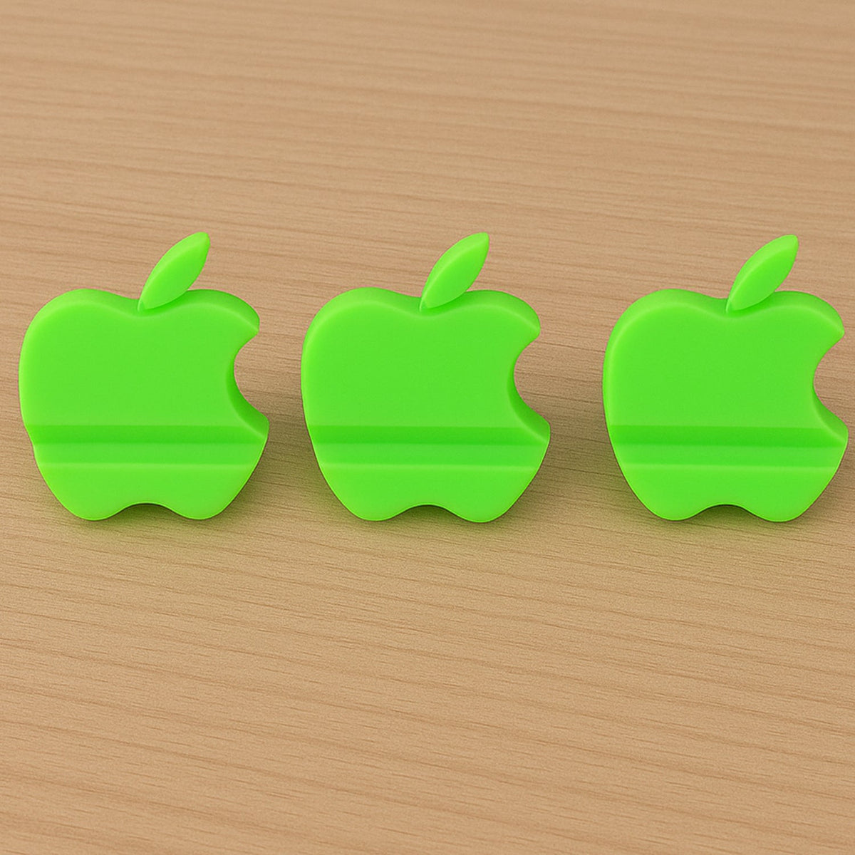 Apple-Shaped Mobile Phone Stand – Compact 3-Piece set – view 7