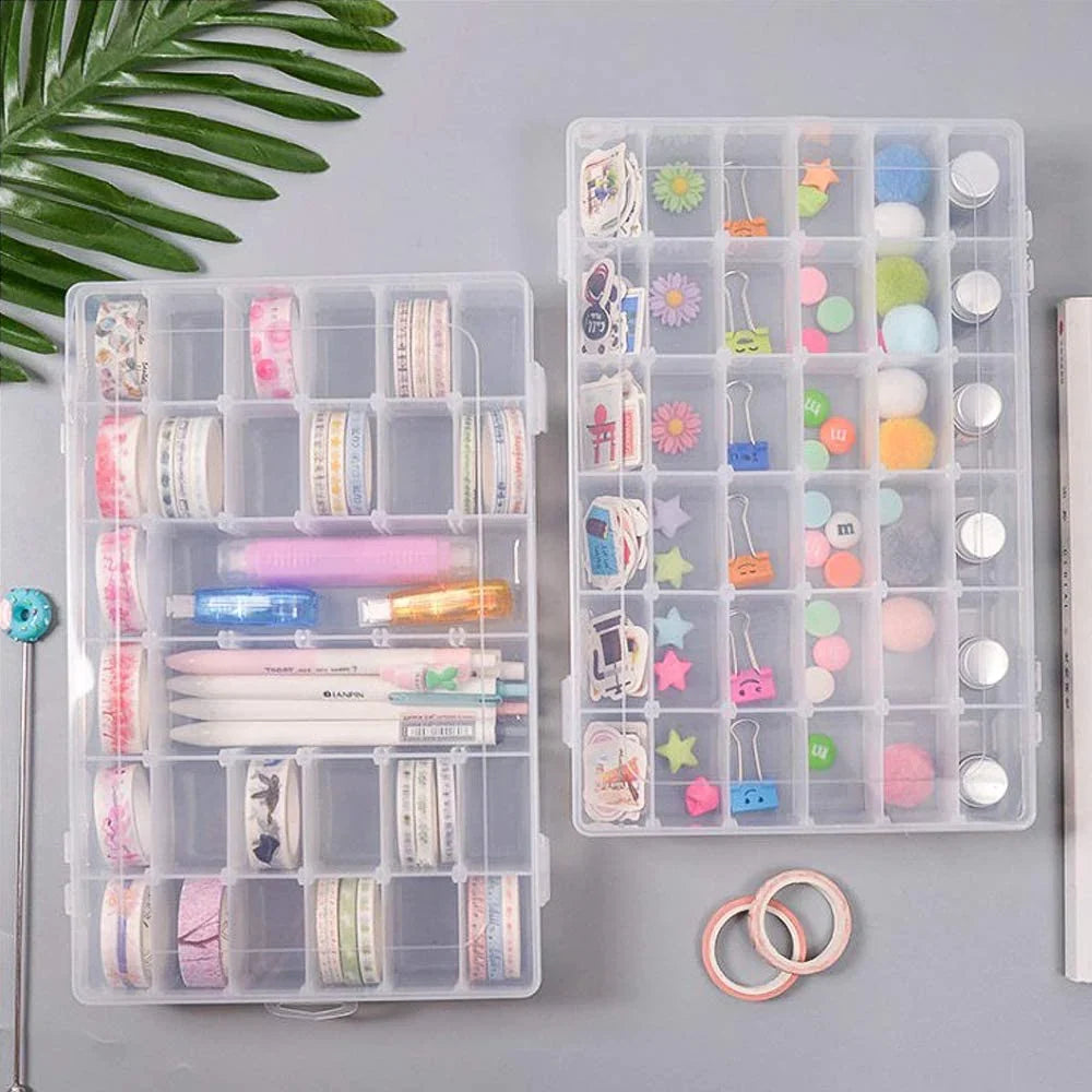Plastic Organizer Box – 36 Grids, Adjustable Dividers – view 8