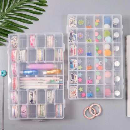 Plastic Organizer Box – 36 Grids, Adjustable Dividers – view 8