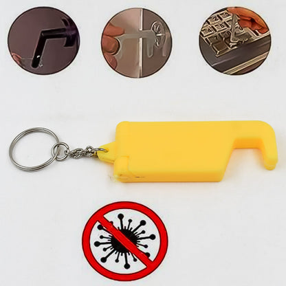 Keychain Mobile Stand – 2-in-1 Phone Holder – close-up