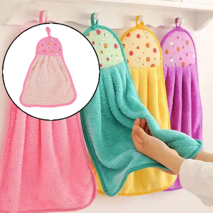 Microfiber Kitchen Towel with Loop – Soft, Quick-Dry – view 6