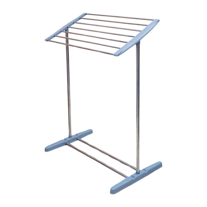 Portable Clothes Drying Rack – Foldable, Steel & Plastic – alternate view