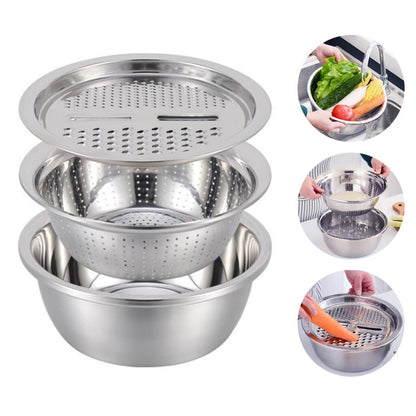Julienne Grater – 3-in-1 Stainless Steel Salad Maker – view 6