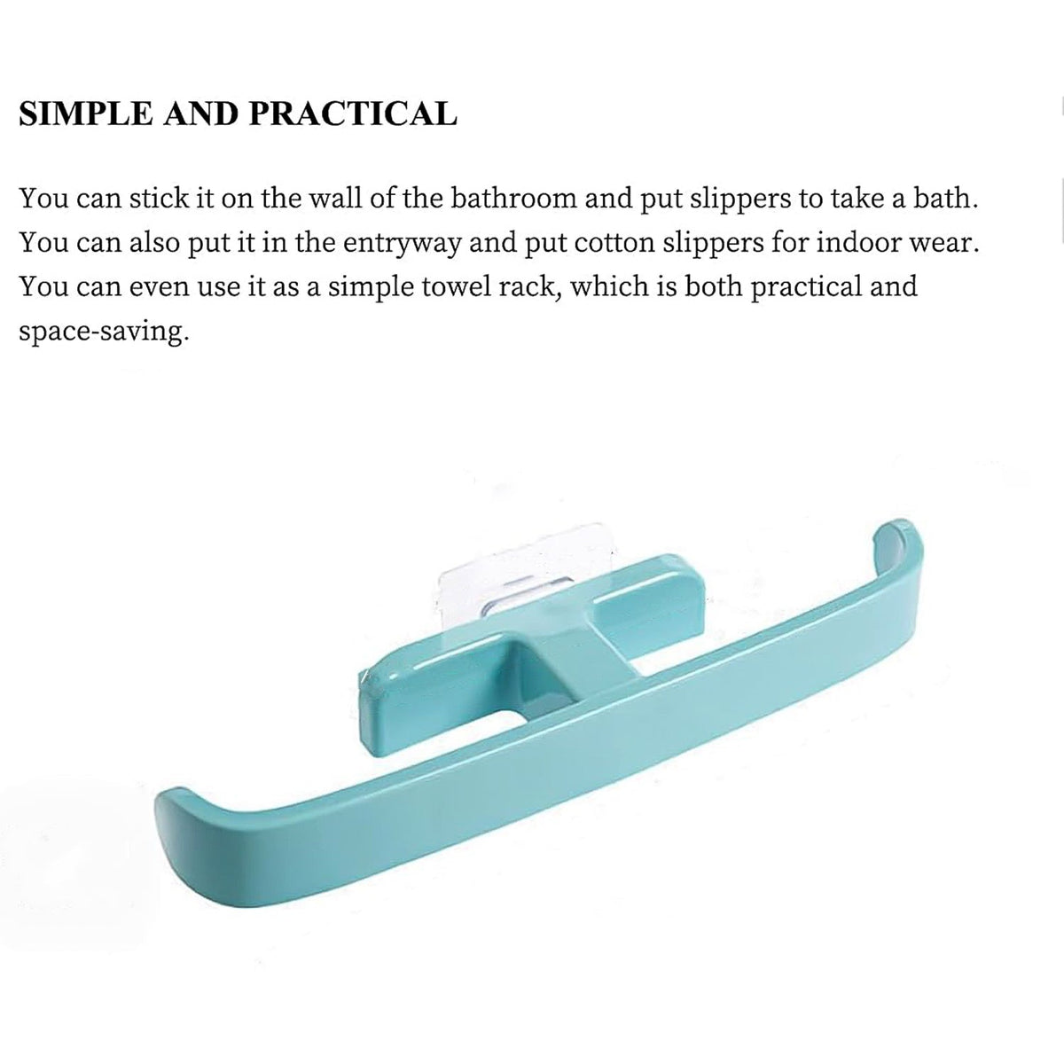 Self-Adhesive Towel Rack – Damage-Free Bathroom Storage – view 12