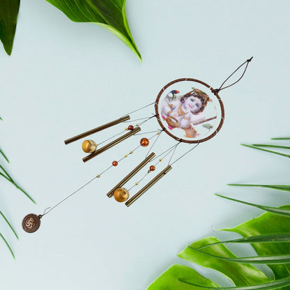 Krishna Dream Catcher Wind Chime – Spiritual Melody Decor – view 6