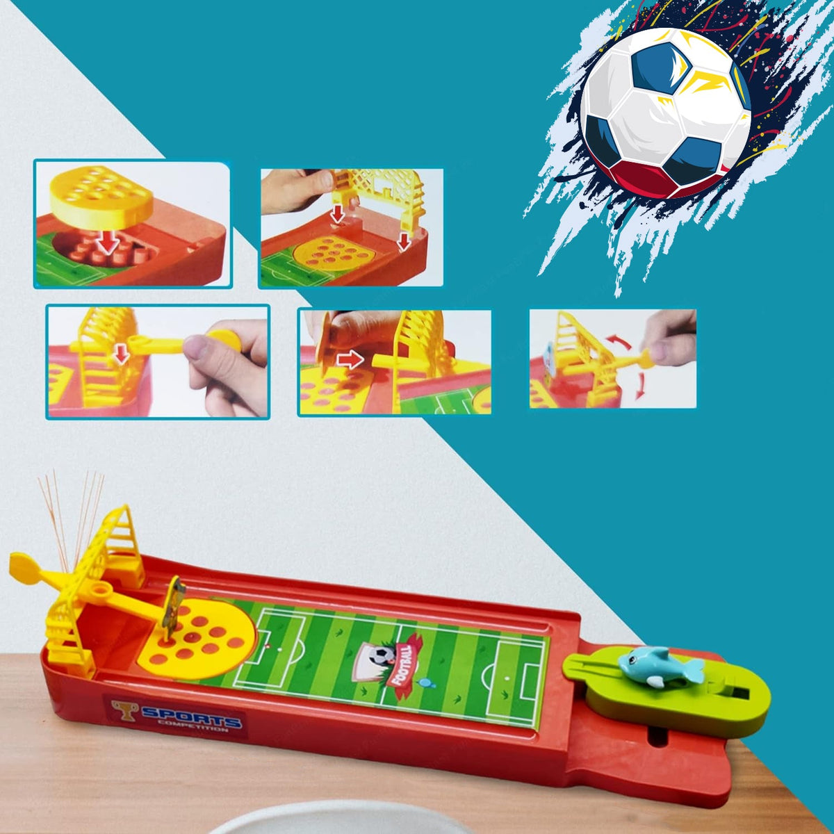 Finger Football Game – Tabletop Fun for Kids & Adults – view 6