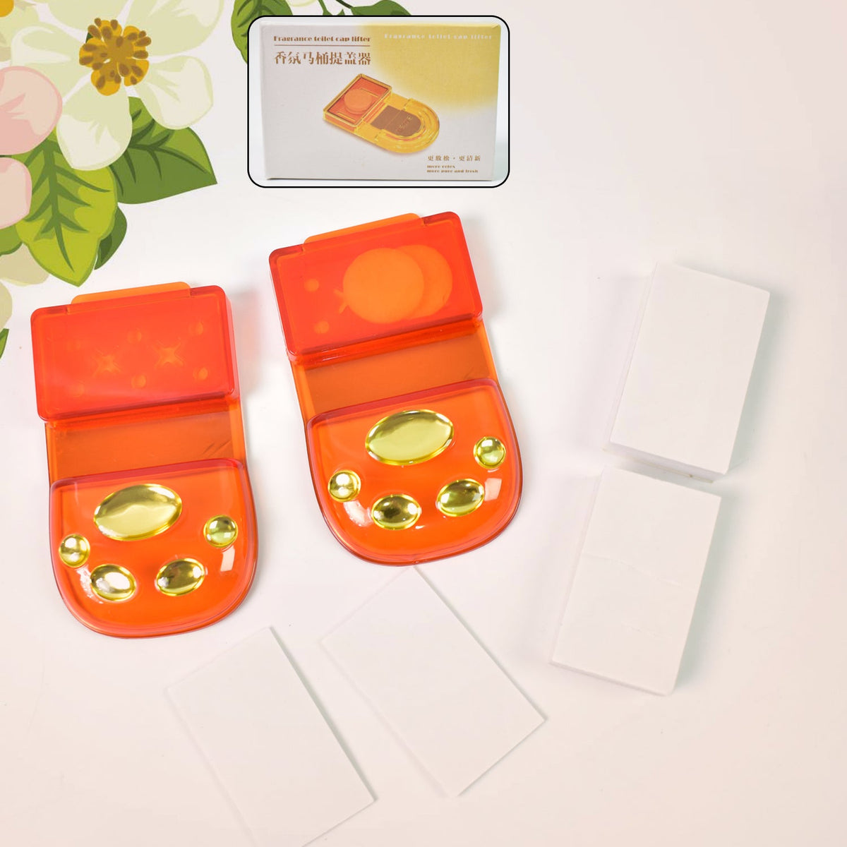 Hygienic Toilet Lid Lifter – Fragrance, Self-Adhesive – alternate view