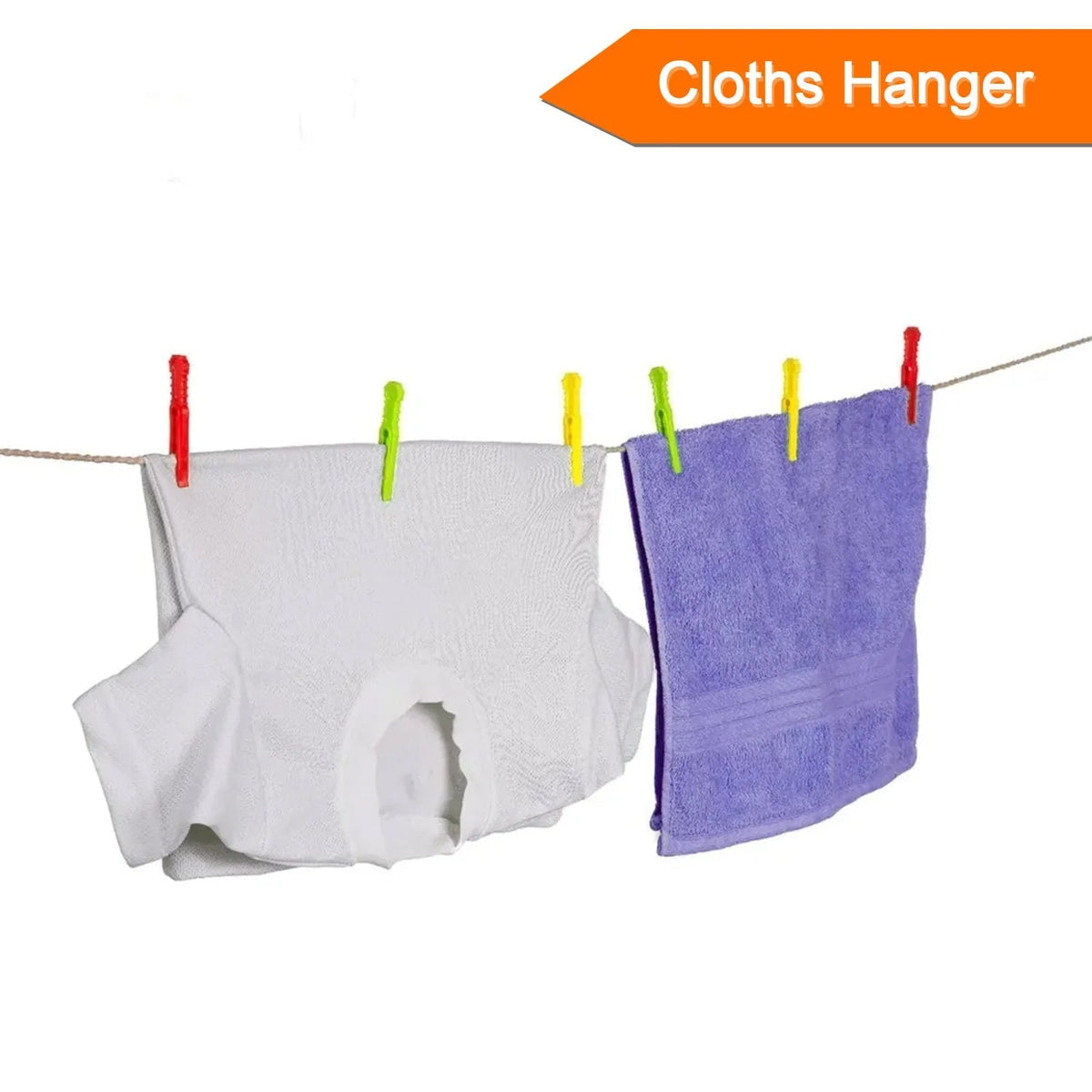 Plastic Cloth Pegs (36 Pcs) – Multipurpose & Strong – close-up