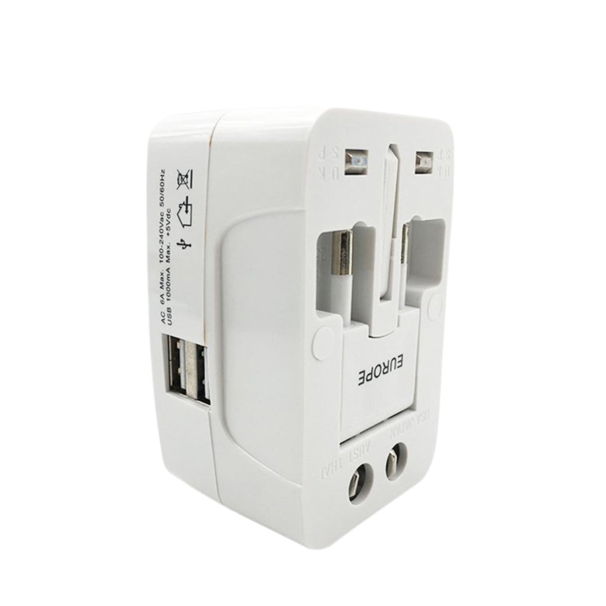 Universal Travel Adapter – All-in-One Worldwide Plug – alternate view