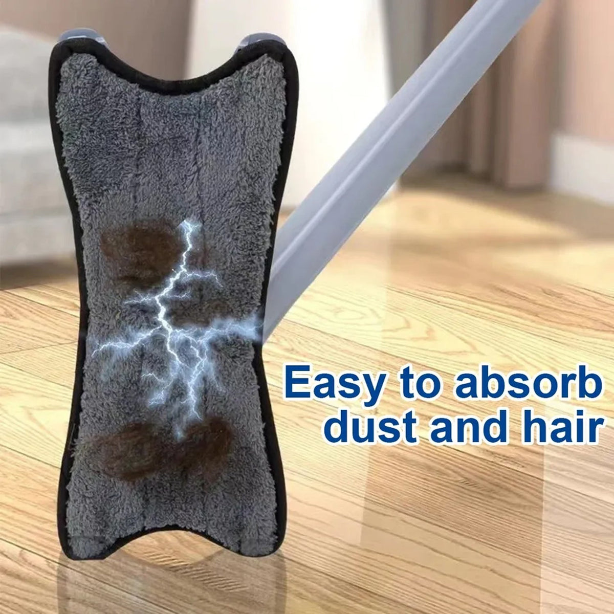Flat Mop – 360° Rotating Head, Easy Squeeze – view 7