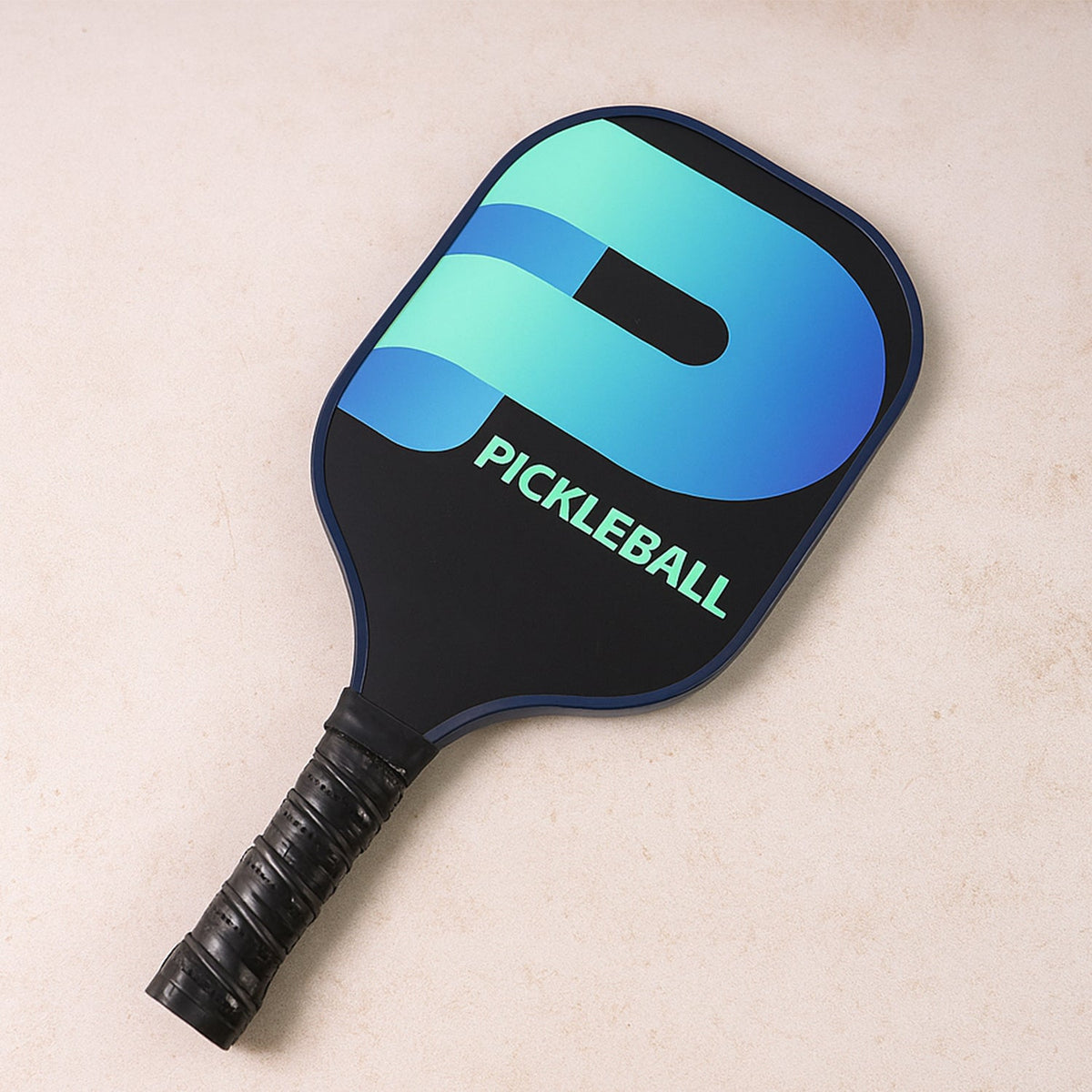 Fiberglass Pickleball Paddle – Cushioned Grip – close-up