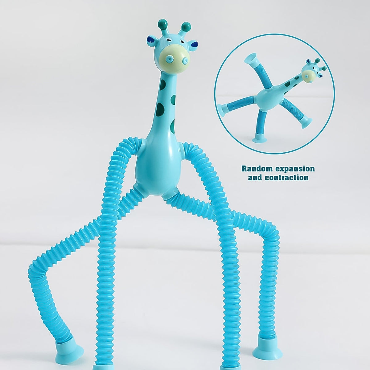 LED Giraffe Fidget Toy – Telescopic Suction Cup – alternate view