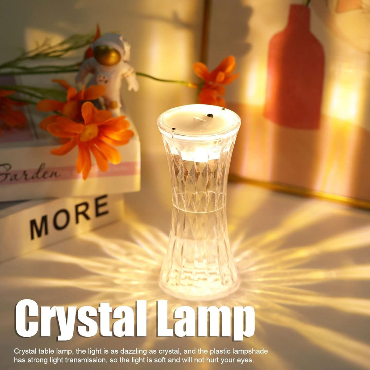 Crystal Night Light Lamp – Soft Lighting & Eye Protection – alternate view