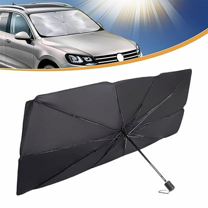 Car Windshield Sun Shade – Foldable UV Protector – close-up