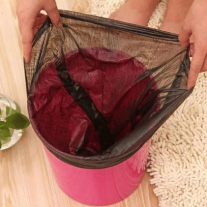 Black Garbage Bags – Durable 45x50cm Dustbin Bags – close-up
