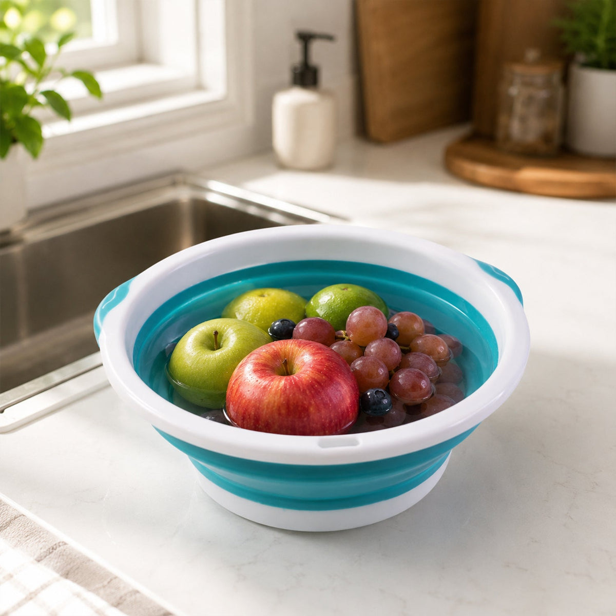 Foldable Utility Basket – Space-Saving Multipurpose – close-up