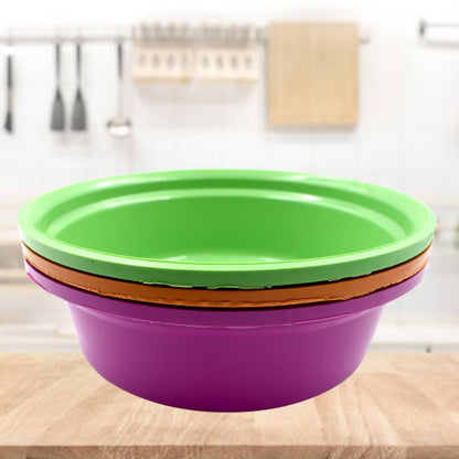 Plastic Storage Bowls set of 3 – Multipurpose & Durable – close-up