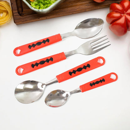 Stainless Steel Cutlery set – 24-Piece with Stand – detail view