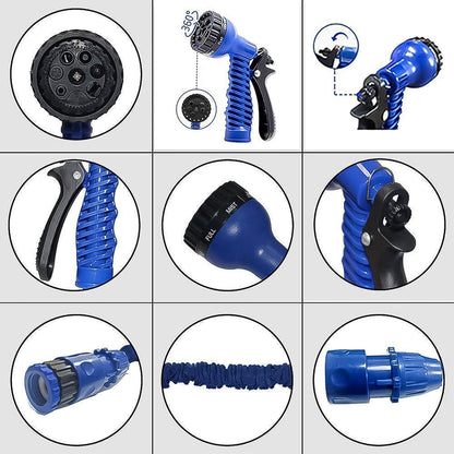Expandable Garden Hose – 4m with Spray Gun – detail view