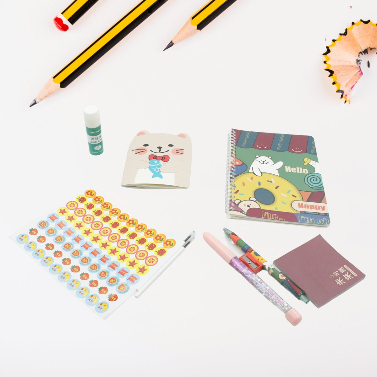 Cartoon Stationery Box – School Supplies Kit for Kids