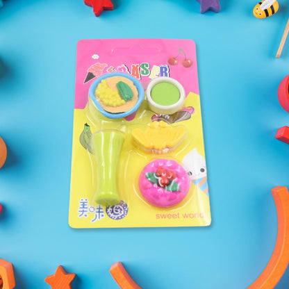 Fancy Erasers for Kids – 3D Mix Design Colorful set – view 10