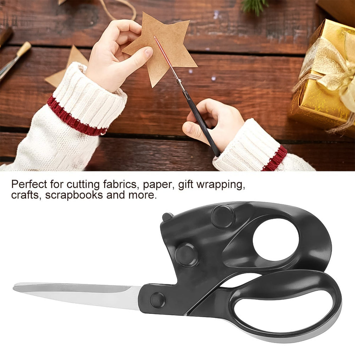 Laser Guided Scissors – Precision Fabric & Craft Cuts – alternate view