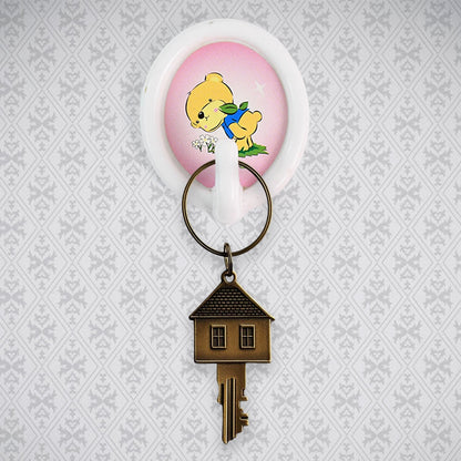 Smiley Wall Hooks – Multipurpose Self-Adhesive Organiser – close-up