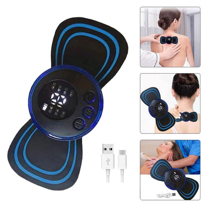Portable Neck Massager – USB Rechargeable EMS – alternate view