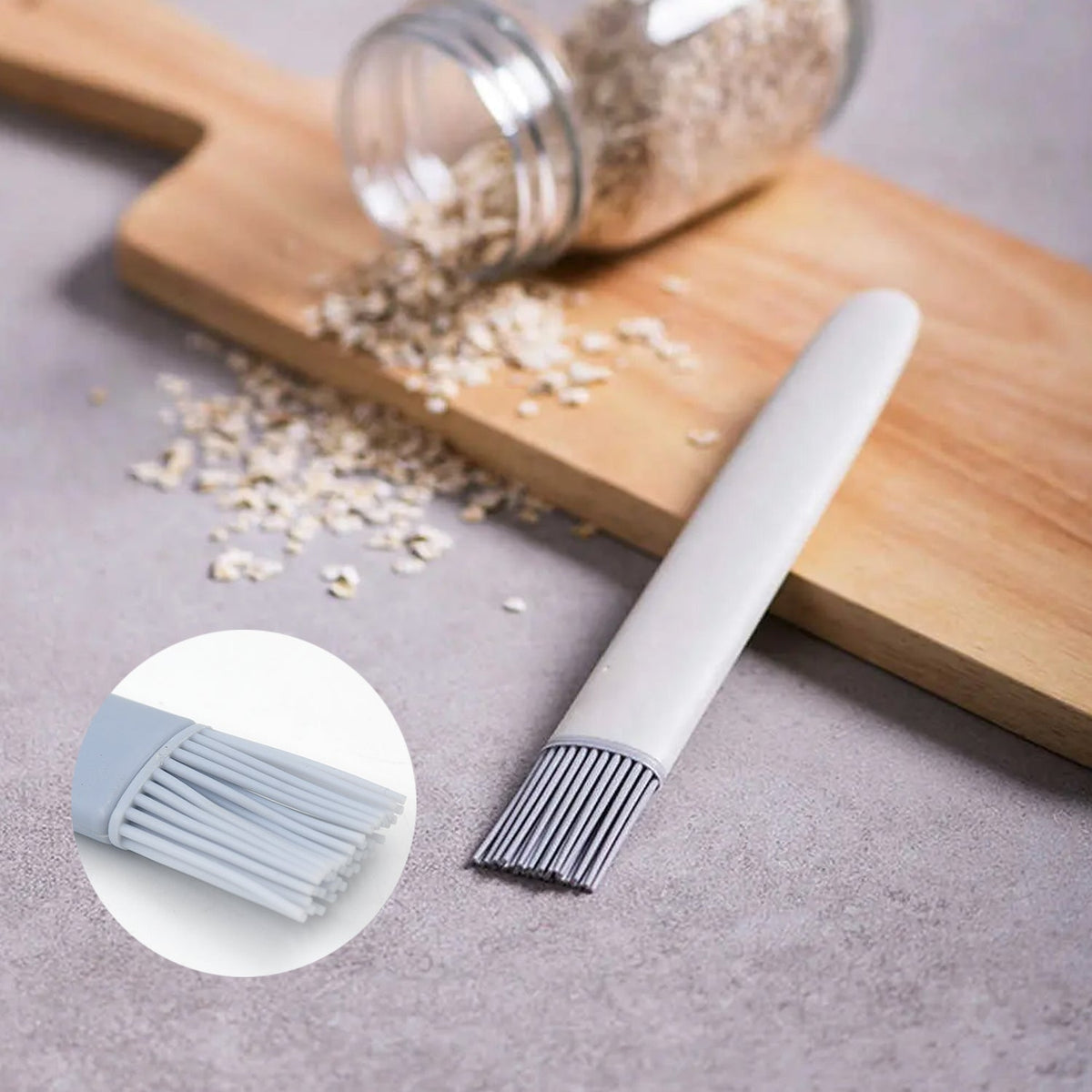 Silicone Pastry Brush – Heat-Resistant Basting Tool – detail view