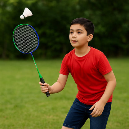 Kids Badminton Racket set – Lightweight with Carry Bag – close-up