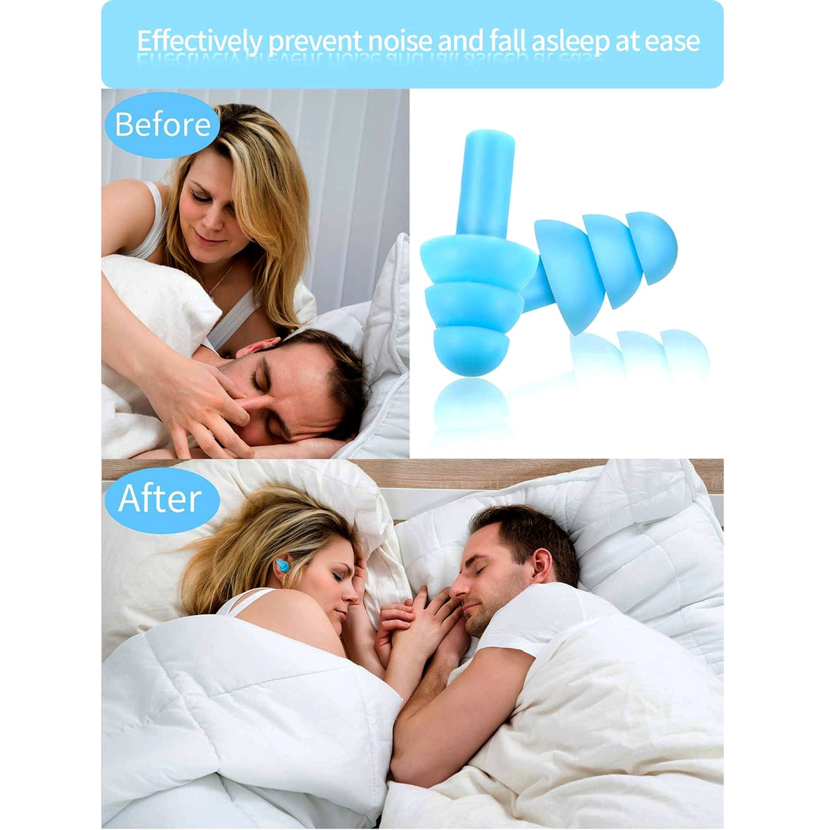 Foam Ear Plugs – Ultra Soft, Reusable for Sleep & Travel – view 6