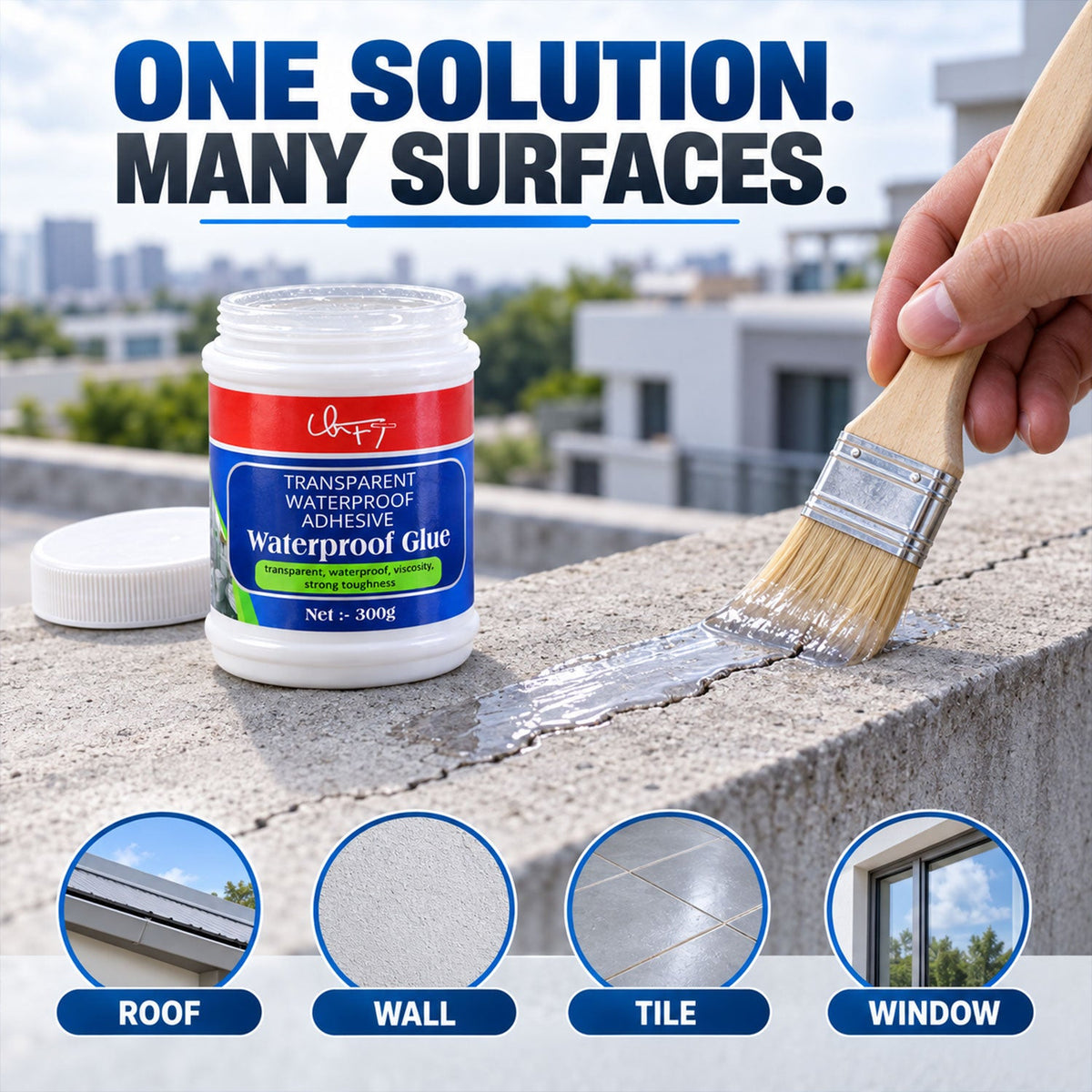 Waterproof Sealant Glue – Strong Leakage Protection 300g – close-up