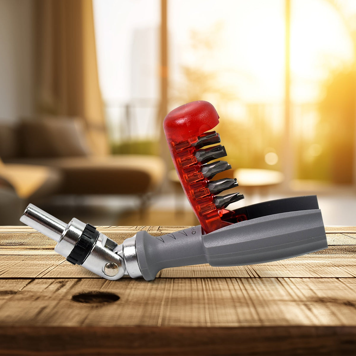 Ratchet Screwdriver set – Adjustable Angle & 20 Bits