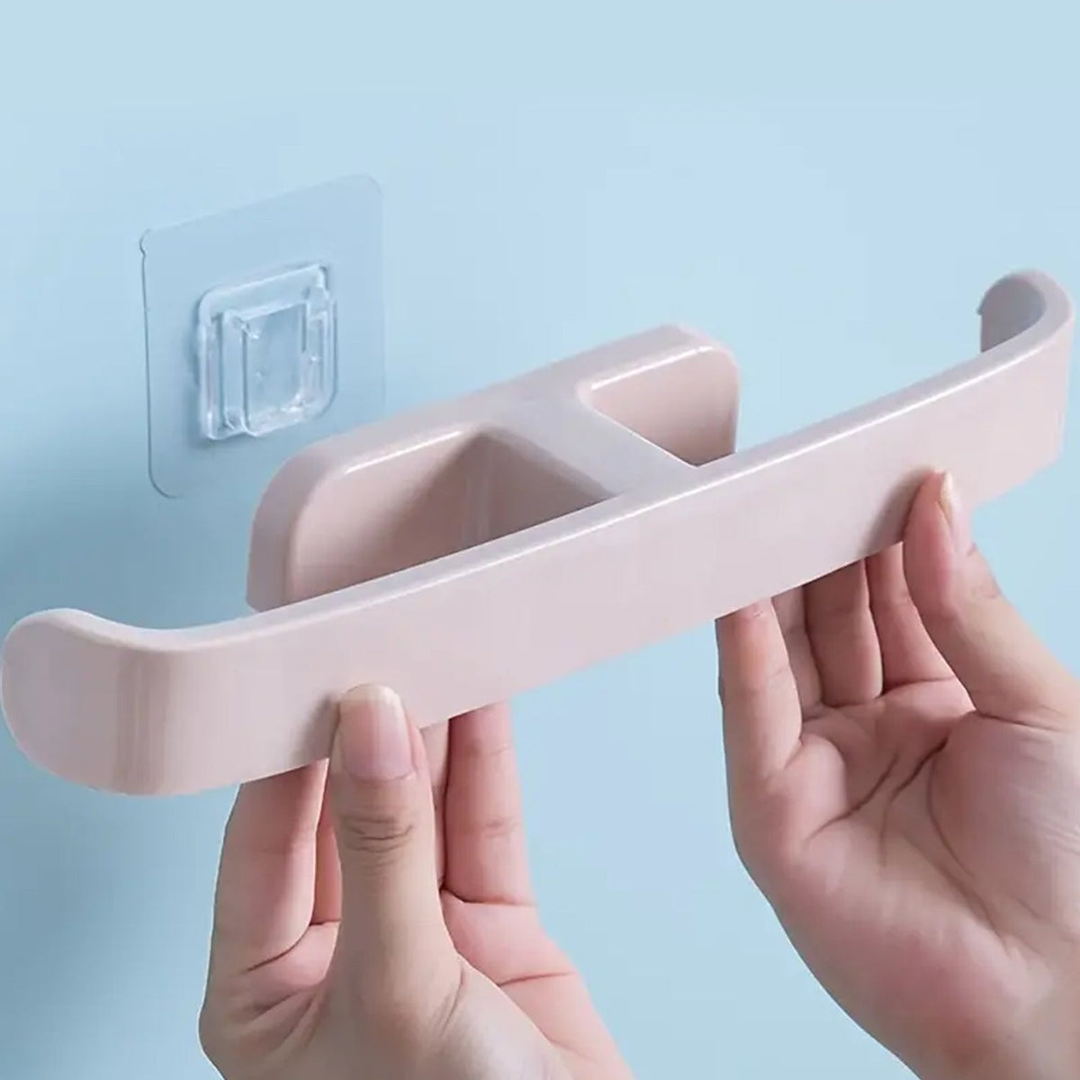 Self-Adhesive Towel Rack – Damage-Free Bathroom Storage – close-up