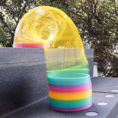 Rainbow Slinky Toy – Classic Fidget & Stress Relief – alternate view