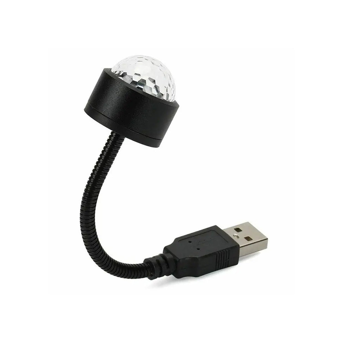 USB Star Projector – Dual Mode Disco Light for Car & Home – detail view