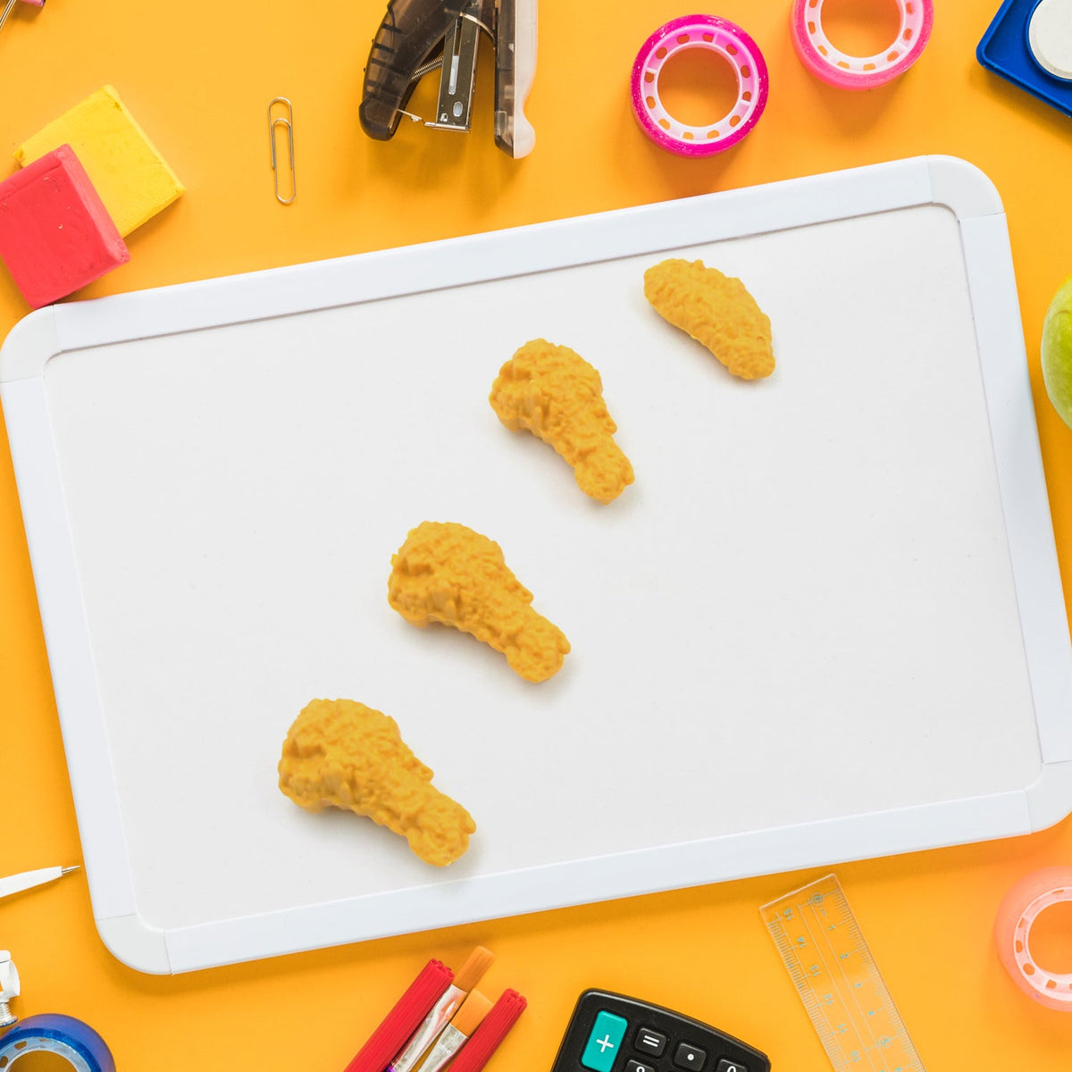 Chicken Erasers – Fun Wing & Leg set – view 9