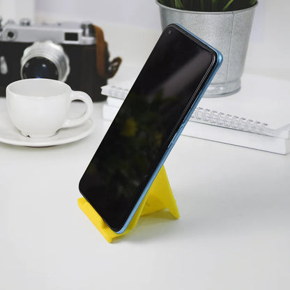 Plastic Mobile Phone Stand – Adjustable Foldable 6-Piece set – detail view