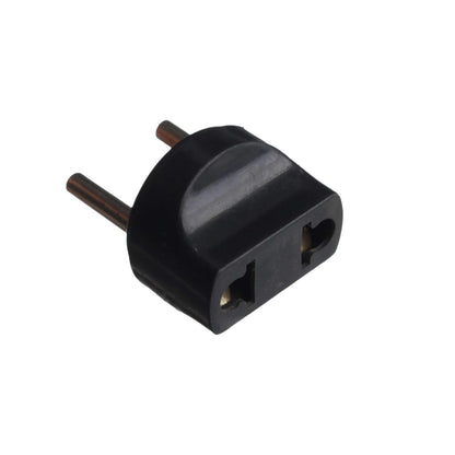 2 Pin Plug Adapter – Universal to Indian Sockets – close-up
