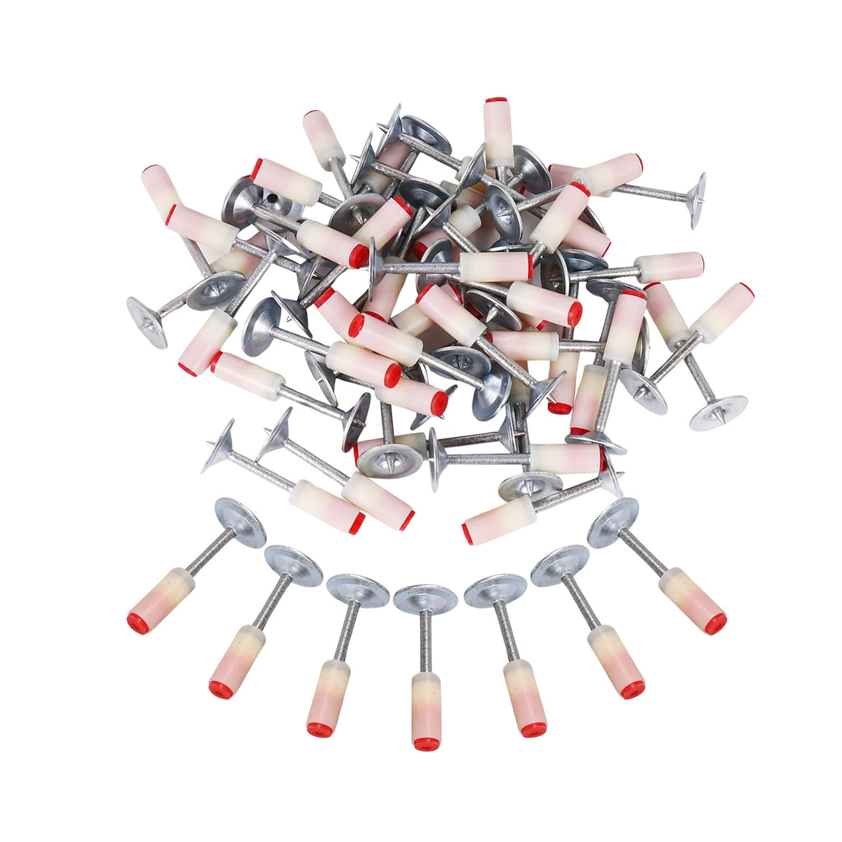 Steel Nail Gun Nails – 100 pcs for Concrete & Wall – alternate view