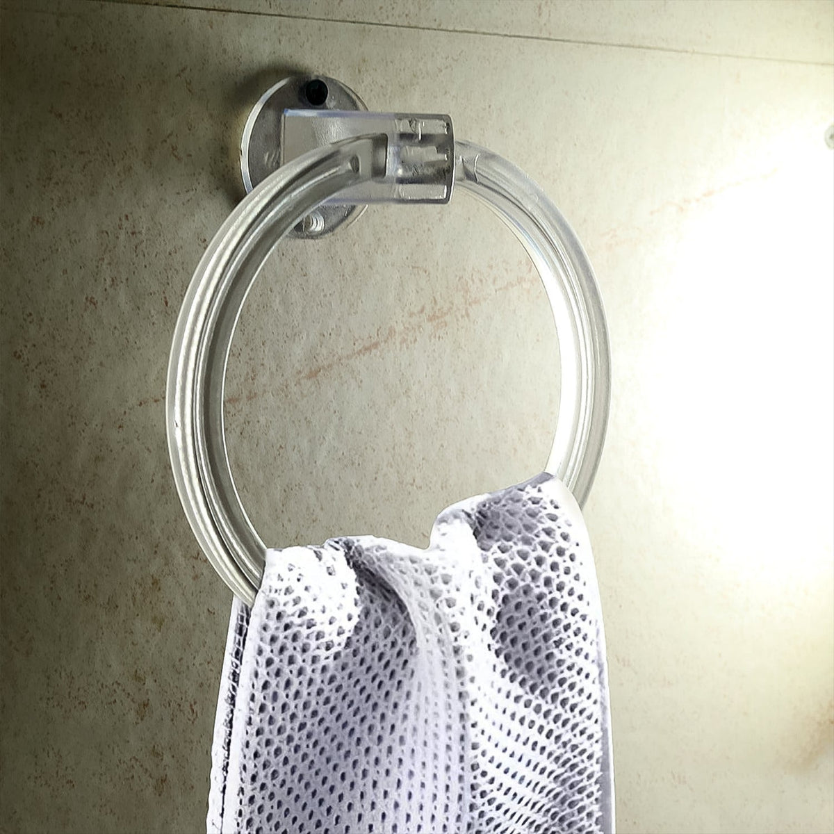 ABS Towel Ring – Unbreakable Wall Mounted Holder – close-up