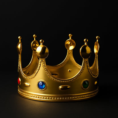 Royal Crown with Colored Gems – Lightweight Costume – view 6