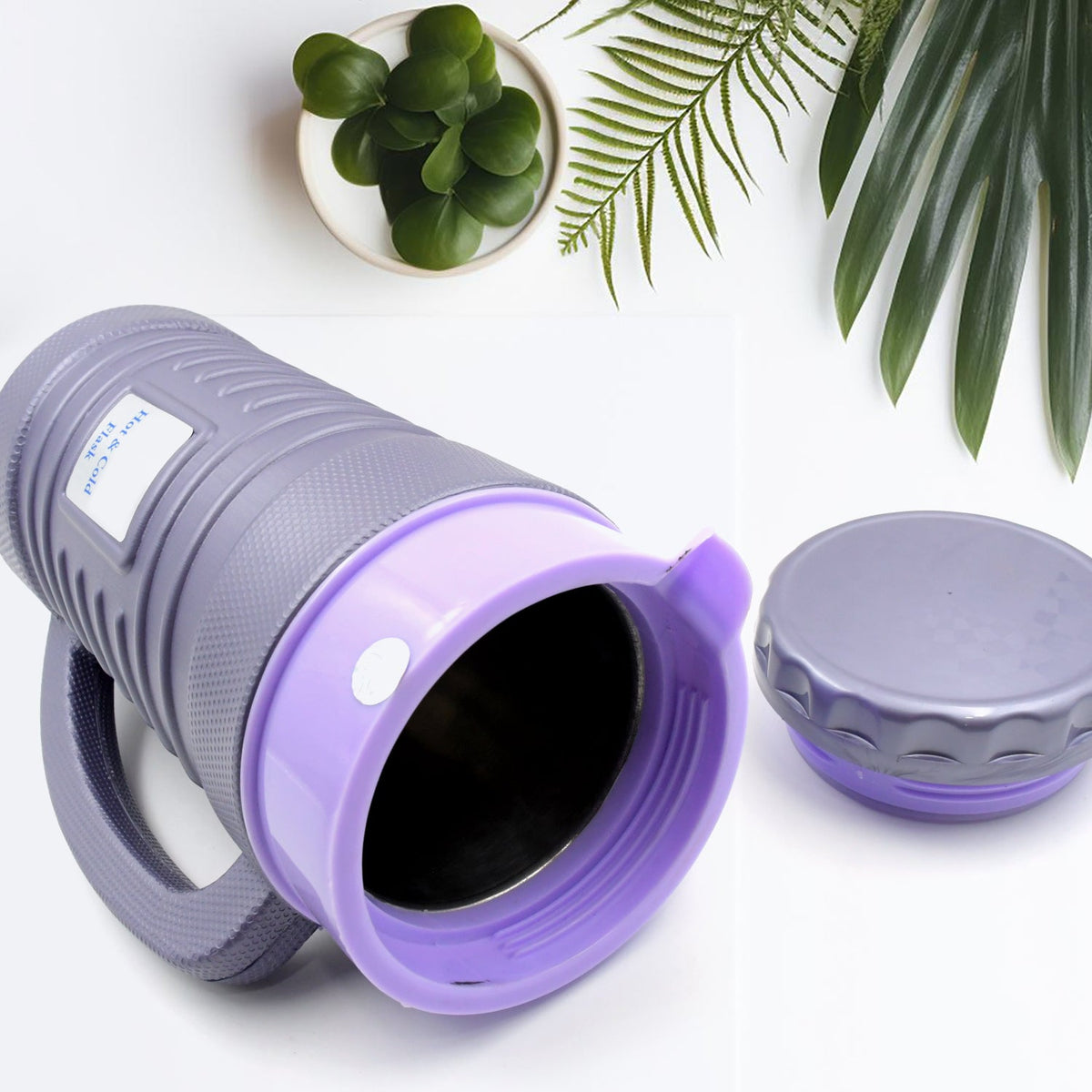 Insulated Flask – Stainless Steel Hot & Cold Travel Mug – alternate view