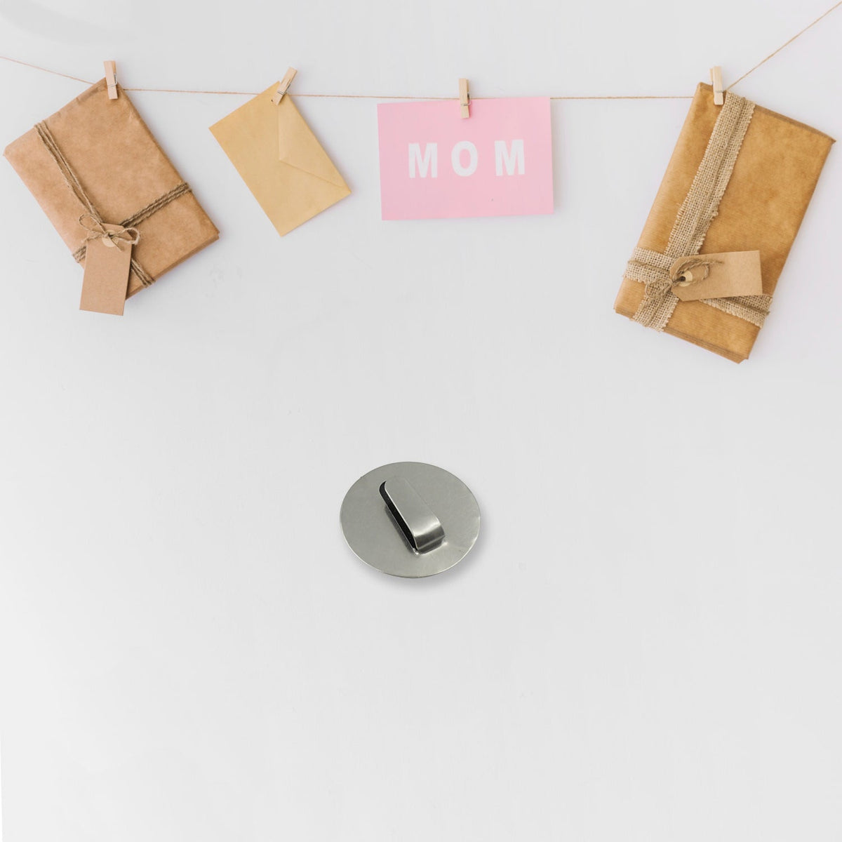 Self-Adhesive Wall Hooks – 12 pcs Steel Multipurpose – alternate view