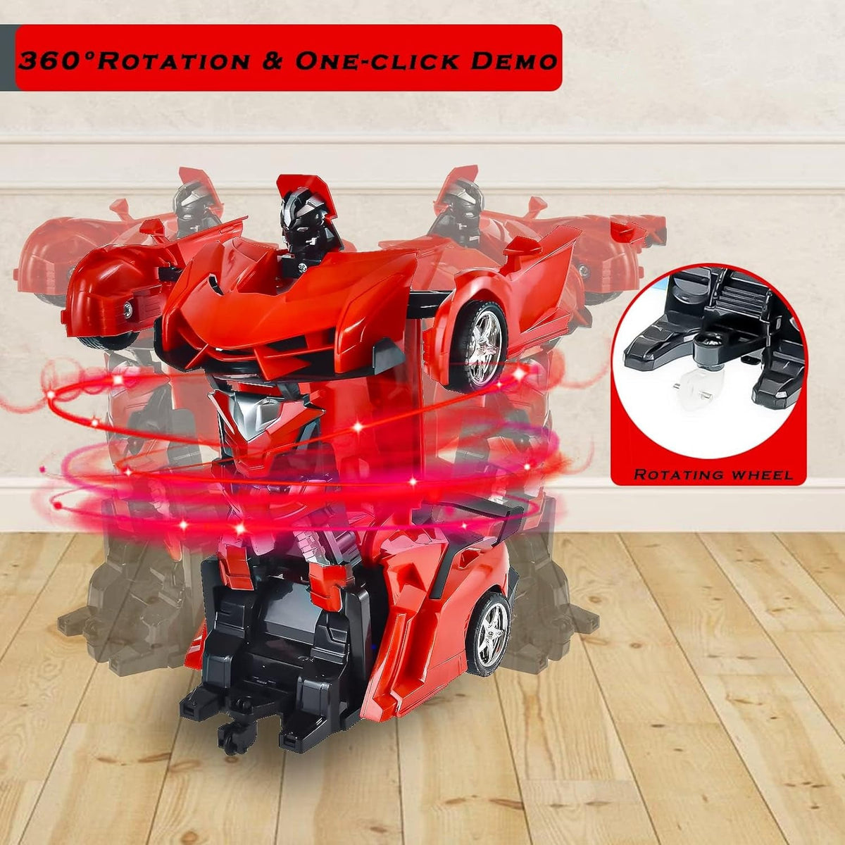 Robot Car Toy – 2-in-1 Transforming RC Car for Kids – view 6