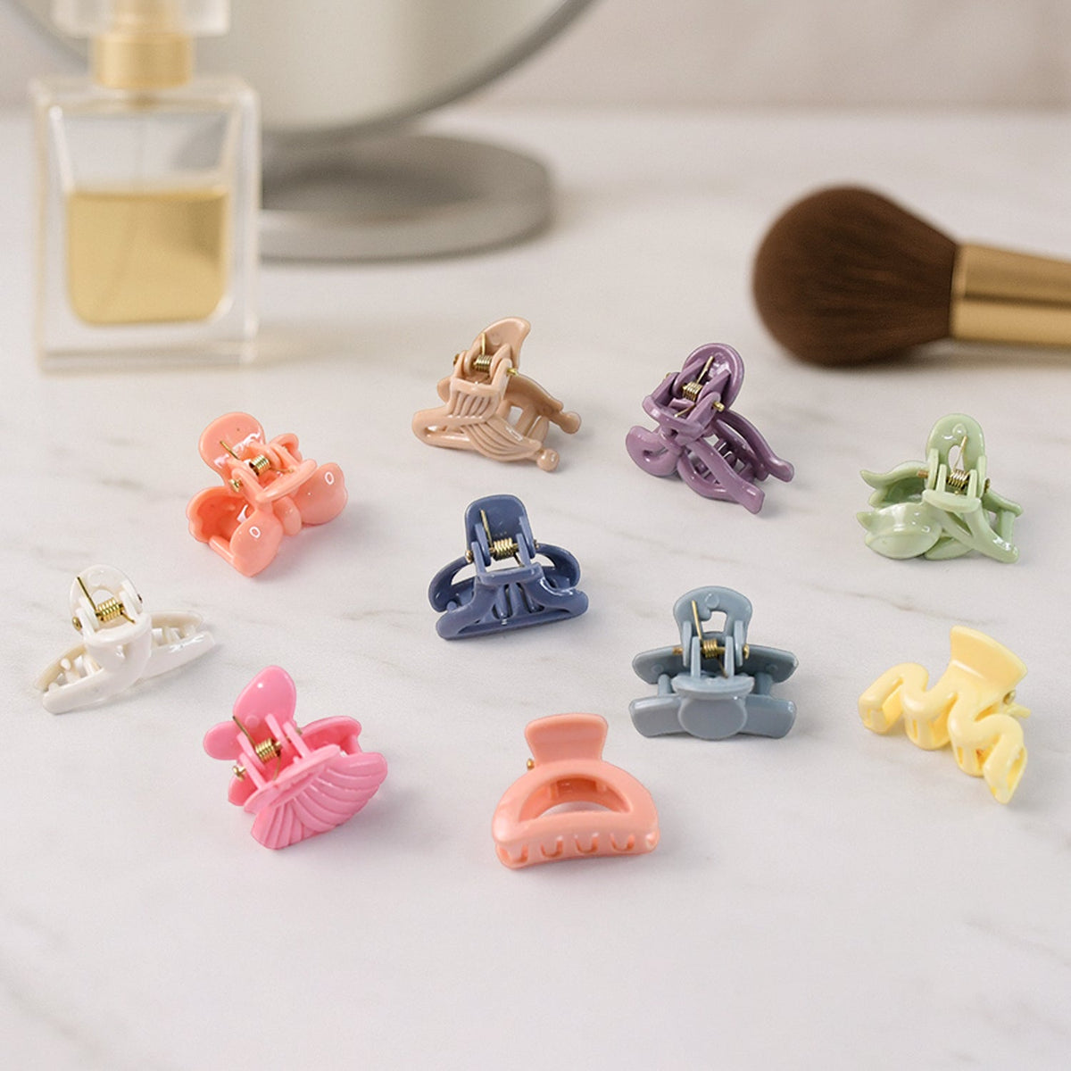 Kids Hair Clips – Multicolour Butterfly Mini Claw set