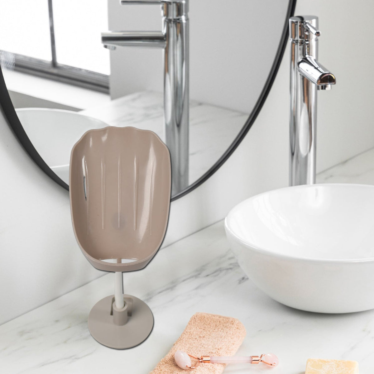 Self-Draining Soap Dish – Wall Mounted, No Drill – view 10