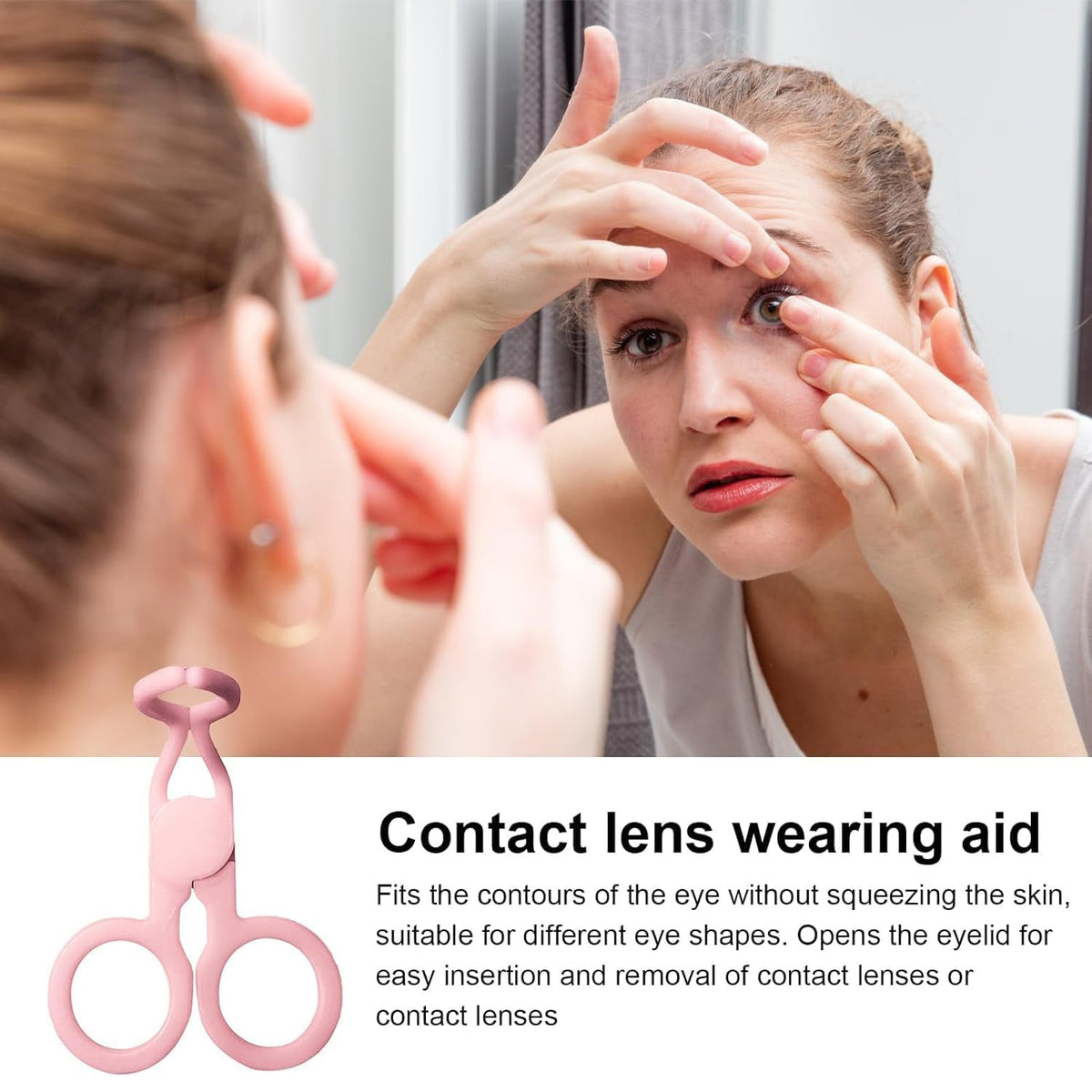 Contact Lens Inserter – Ergonomic Eye Care Tool – close-up