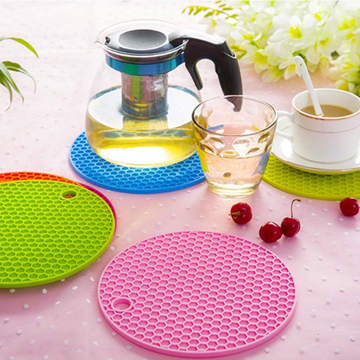 Silicone Trivet – Heat-Resistant Hot Pad (13 Cm) – close-up