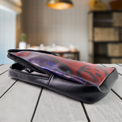 Multipurpose Zipper Pouch – Handcrafted Traditional Art – detail view